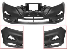 PARE-CHOCS NISSAN QASHQAI 2017-2021 AVANT