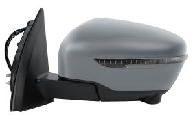 RÉTROVISEUR NISSAN QASHQAI 2014-2017 FEU CLIGNOTANT NOIR / ÉLÉCTRIQUE / CHAUFFANT / RABATTABLE ÉLÉCTRIQUEMENT / AVEC CAMÉRA / AVEC APPRET / GAUCHE