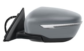 RÉTROVISEUR NISSAN X-TRAIL 2014-2017 ÉLÉCTRIQUE / CHAUFFANT / FEU CLIGNOTANT CHROMÉ / AVEC APPRET / GAUCHE