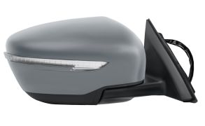 RÉTROVISEUR NISSAN X-TRAIL 2014-2017 ÉLÉCTRIQUE / CHAUFFANT / RABATTABLE ÉLÉCTRIQUEMENT / FEU CLIGNOTANT CHROMÉ / AVEC APPRET / DROIT