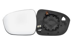 VERRE DE RÉTROVISEUR NISSAN JUKE 2019-> AVEC SUPPORT / CHAUFFANT / CONVEXE / GAUCHE