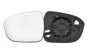 VERRE DE RÉTROVISEUR NISSAN JUKE 2019-> AVEC SUPPORT / CONVEXE / GAUCHE