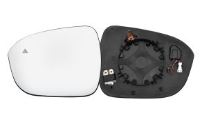 VERRE DE RÉTROVISEUR NISSAN JUKE 2019-> AVEC SUPPORT / CHAUFFANT / SIDE ASSIST / CONVEXE / DROIT