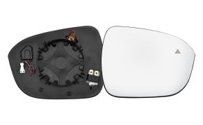 VERRE DE RÉTROVISEUR NISSAN JUKE 2019-> AVEC SUPPORT / CHAUFFANT / SIDE ASSIST / CONVEXE / GAUCHE