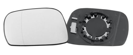 VERRE DE RÉTROVISEUR OPEL AGILA 2000-2003 AVEC SUPPORT / ASPHÉRIQUE / GAUCHE