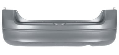 PARE-CHOCS OPEL AGILA 2000-2003 ARRIÈRE / AVEC APPRET