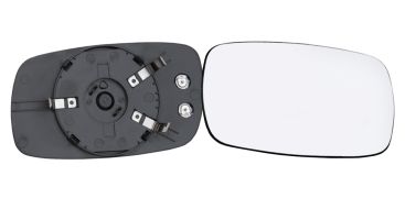 VERRE DE RÉTROVISEUR OPEL ASTRA F 1995-1998 AVEC SUPPORT / CHAUFFANT / CONVEXE / DROIT