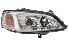 PHARE AVANT OPEL ASTRA G 1998-2004 XENON / BASE CHROMÉE / DROIT