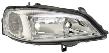 PHARE AVANT OPEL ASTRA G 1998-2004 BASE CHROMÉE / DROIT