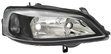 PHARE AVANT OPEL ASTRA G 1998-2004 BASE NOIRE / DROIT