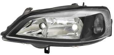 PHARE AVANT OPEL ASTRA G 1998-2004 BASE NOIRE / GAUCHE