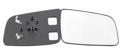 VERRE DE RÉTROVISEUR OPEL ASTRA G 1998-2004 AVEC SUPPORT / CONVEXE / DROIT