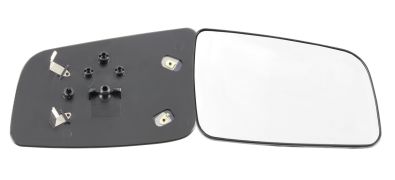 VERRE DE RÉTROVISEUR OPEL ASTRA G 1998-2004 AVEC SUPPORT / CHAUFFANT / CONVEXE / DROIT