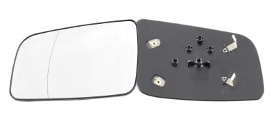 VERRE DE RÉTROVISEUR OPEL ASTRA G 1998-2004 AVEC SUPPORT / CHAUFFANT / ASPHÉRIQUE / GAUCHE