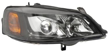 PHARE OPEL ASTRA G 1998-2004 XENON / BASE NOIRE / DROIT