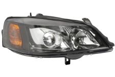 PHARE AVANT OPEL ASTRA G 1998-2004 XENON / BASE NOIRE / DROIT