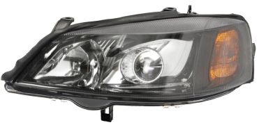PHARE OPEL ASTRA G 1998-2004 XENON / BASE NOIRE / GAUCHE