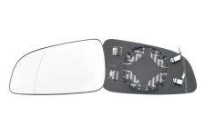 VERRE DE RÉTROVISEUR OPEL ASTRA H 2004-2007 AVEC SUPPORT / CHAUFFANT / ASPHÉRIQUE / GAUCHE