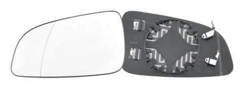 VERRE DE RÉTROVISEUR OPEL ASTRA H 2004-2007 AVEC SUPPORT / CHAUFFANT / ASPHÉRIQUE / GAUCHE