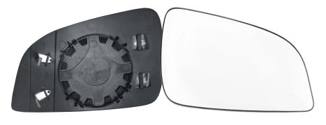 VERRE DE RÉTROVISEUR OPEL ASTRA H 2009-2009 AVEC SUPPORT / CHAUFFANT / CONVEXE / DROIT