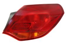 FEU ARRIÈRE OPEL ASTRA J 2009-2013 5 PORTES / EXTÉRIEUR / BASE ROUGE / DROIT