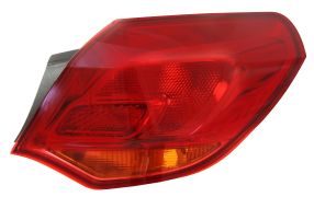 FEU ARRIÈRE OPEL ASTRA J 2009-2013 5 PORTES / EXTÉRIEUR / BASE ROUGE / DROIT