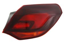 FEU ARRIÈRE OPEL ASTRA J 2009-2013 5 PORTES / EXTÉRIEUR / BASE NOIRE / DROIT