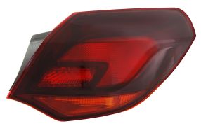 FEU ARRIÈRE OPEL ASTRA J 2009-2013 5 PORTES / EXTÉRIEUR / BASE NOIRE / DROIT