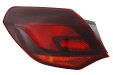 FEU ARRIÈRE OPEL ASTRA J 2009-2013 5 PORTES / EXTÉRIEUR / BASE NOIRE / GAUCHE