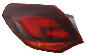 FEU ARRIÈRE OPEL ASTRA J 2009-2013 5 PORTES / EXTÉRIEUR / BASE NOIRE / GAUCHE