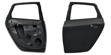 PORTE OPEL ASTRA J 2013-2015 ARRIÈRE GAUCHE