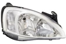 PHARE AVANT OPEL COMBO 2000-2012 FEU CLIGNOTANT RAYÉ / TYPE VALEO / H7+H7 / DROIT