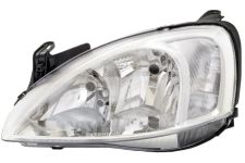 PHARE AVANT OPEL COMBO 2000-2012 FEU CLIGNOTANT RAYÉ / TYPE MAGNETI MARELLI / H7+H7 / GAUCHE