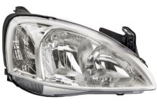 PHARE AVANT OPEL COMBO 2000-2012 FEU CLIGNOTANT TRANSPARENT / TYPE VALEO / H7+H7 / DROIT