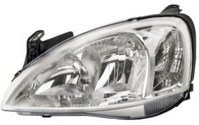 PHARE AVANT OPEL COMBO 2000-2012 FEU CLIGNOTANT TRANSPARENT / TYPE VALEO / H7+H7 / GAUCHE