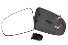 VERRE DE RÉTROVISEUR OPEL CORSA B 1993-2000 AVEC SUPPORT / PLAT / GAUCHE