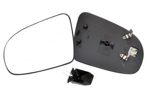 VERRE DE RÉTROVISEUR OPEL CORSA B 1993-2000 AVEC SUPPORT / CHAUFFANT / PLAT / GAUCHE