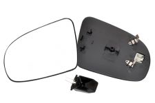 VERRE DE RÉTROVISEUR OPEL CORSA B 1993-2000 AVEC SUPPORT / CHAUFFANT / PLAT / GAUCHE