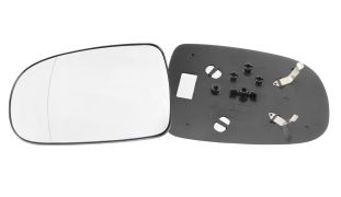 VERRE DE RÉTROVISEUR OPEL CORSA C 2000-2003 AVEC SUPPORT / ASPHÉRIQUE / GAUCHE