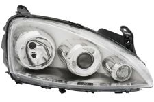 PHARE AVANT OPEL COMBO 2000-2012 TYPE ZKW / H7+H1 / DROIT