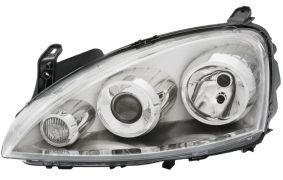 PHARE AVANT OPEL COMBO 2000-2012 TYPE ZKW / H7+H1 / GAUCHE