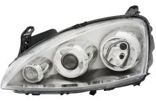 PHARE AVANT OPEL COMBO 2000-2012 TYPE ZKW / H7+H1 / AVEC MOTEUR / GAUCHE