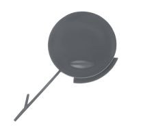COUVRE CROCHET OPEL COMBO 2004-2012 PARE-CHOCS AVANT 
