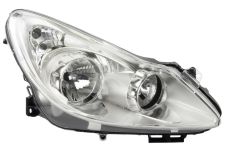 PHARE AVANT OPEL CORSA D 2006-2011 BASE CHROMÉE / DROIT