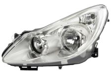 PHARE AVANT OPEL CORSA D 2006-2011 BASE CHROMÉE / GAUCHE