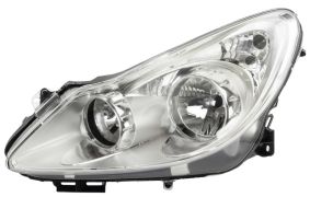 PHARE AVANT OPEL CORSA D 2006-2011 BASE CHROMÉE / GAUCHE