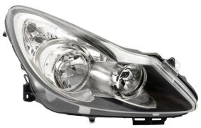 PHARE AVANT OPEL CORSA D 2006-2011 BASE NOIRE / DROIT