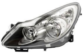 PHARE AVANT OPEL CORSA D 2006-2011 BASE NOIRE / GAUCHE