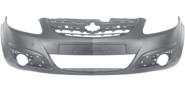 PARE-CHOCS OPEL CORSA D 2006-2011 AVANT / AVEC APPRET