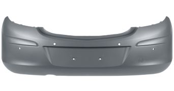 PARE-CHOCS OPEL CORSA D 2006-2011 ARRIÈRE / 5 PORTES / AVEC CAPTEUR / AVEC APPRET